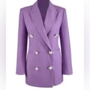 Stylish blazer / purple blazer